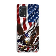 Чехол Флаг USA для Oppo A95 – Флаг USA