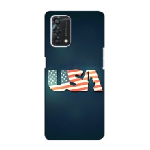 Чехол Флаг USA для Oppo A95 – USA