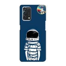 Чохол NASA для Oppo A95 (AlphaPrint) (Хлопчик в шоломі)