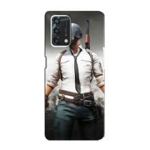 Силиконовый чехол с картинкой "Герой Pubg" на Oppo A95 – Пабг