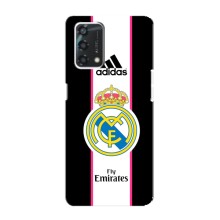 Чехол для Oppo A95 с принтом (Лого Real Madrid)