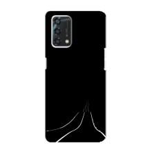 Чехол с картинками на черном фоне для Oppo A95 – Дорога