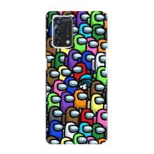 Чохли Амонг Ас для Oppo A95 (AlphaPrint) (Убитий)