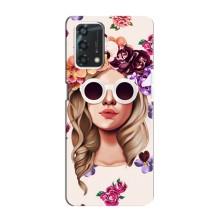 Чохол з картинкою Модні Дівчата Oppo A95 – Дівчина в окулярах