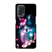 Чехол с Лисичкой для Oppo A95 – Черная Лиса