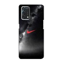 Чохол для Oppo A95 - з принтом Найк (AlphaPrint) (Найк червоний)