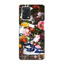 Чохол для Oppo A95 - з принтом Найк (AlphaPrint) (Стиль Найк)