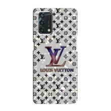 Чехол Стиль Louis Vuitton на Oppo A95 (Яркий LV)