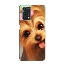 Чохол (ТПУ) Милі песики для Oppo A95 – Йоркширський тер'єр