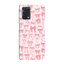 Чехол банты для Oppo A95 – Фон бантики