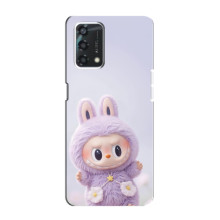 Чохол з принтом Лабубу для Oppo A95 – Фіолетовий Лабубу