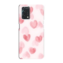 Чехол с розовым рисунком для Oppo A95