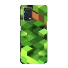 Чехлы для Oppo A95 (Персонажи Майн Крафт) – Текстура