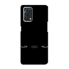 Силиконовый бампер с картинкой машины на Oppo A95 – Силует Audi