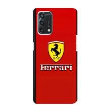 Силиконовый бампер с картинкой машины на Oppo A95 – Ferrari Logo