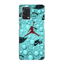 Силиконовый Чехол Nike Air Jordan на Оппо А95 – Джордан Найк