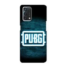 Чохол (TPU) з картинкою "Лого Пабг" на Оппо А95 (Лого PUBG)