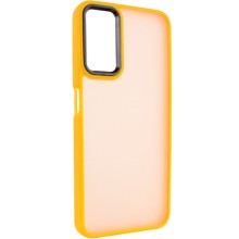 Чехол TPU+PC Lyon Frosted для Oppo A96 – Оранжевый