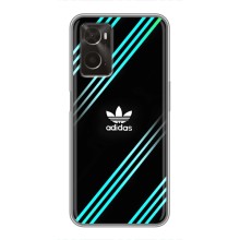 Чехлы Адидас для Oppo A96 (AlphaPrint) (Адидас с полосами)