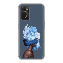 Чехлы (ART) Цветы на Oppo A96 (VPrint) (Цветы на голове)