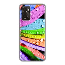 Чехлы (ART) Цветы на Oppo A96 (VPrint) (Семицветик)