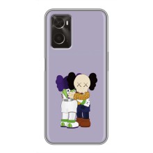 Чехлы для Oppo A96 - Bearbrick Louis Vuitton (PREMIUMPrint) (Дружба Беарбрик)