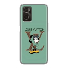 Чохли Луі Вітон для Oppo A96 (AlphaPrint - LOUIS VUITTON) (Міккі Маус LV)