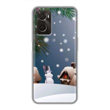 Чехлы на Новый Год Oppo A96 (Зима)