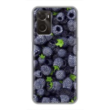 Чехлы с Фруктами для Oppo A96 (VPrint) (Ежевика)