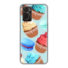 Чехлы с Фруктами для Oppo A96 (VPrint) (Кексики)