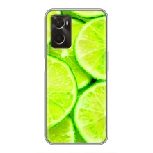 Чехлы с Фруктами для Oppo A96 (VPrint) (Лайм)