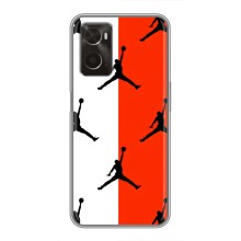 Чехлы для Oppo A96 - с картинкой JORDAN (AlphaPrint) (Лого Джордан)