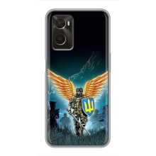 Чехлы с картинкой ЗСУ для Oppo A96 (AlphaPrint) (Солдат ЗСУ)
