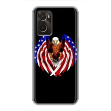 Чохол Прапор USA для Oppo A96 (Крила США)