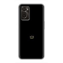 Чохол (Корона на чорному фоні) для Оппо А96 (Міні корона)