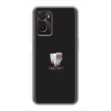 Чехол Майнкрафт на Oppo A96 (AlphaPrint) Minecraft (Овечка Майнкрафт)