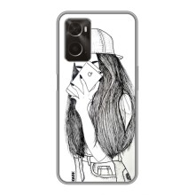 Чехол с печатью для Oppo A96 - (Мода) (AlphaPrint) (Фото девочки)