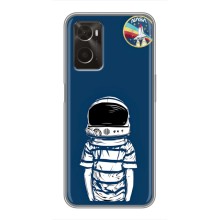 Чехол NASA для Oppo A96 (AlphaPrint) (Мальчик в шлеме)