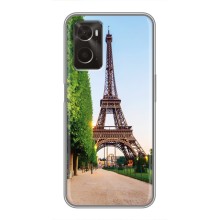 Чехол Эйфелева Башня для Oppo A96 - (AlphaPrint) (Дорога в Париж)