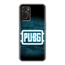 Чехол PUBG для Оппо А96 (AlphaPrint) (Лого PUBG)