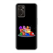 Чехол Амонг Ас для Oppo A96 (AlphaPrint) (Амонг-ас)