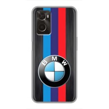 Чехол для Оппо А96 - с принтом БМВ (AlphaPrint) (Лого BMW)