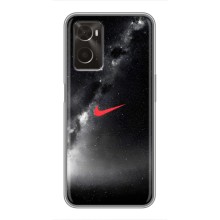 Чехол для Oppo A96 - с принтом Найк (AlphaPrint) (Найк красный)