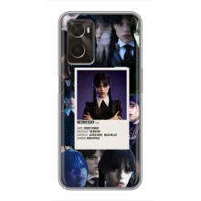 Чехлы Венсдей на Oppo A96 Уэнсдей (AlphaPrint) (коллаж Уэнздей)