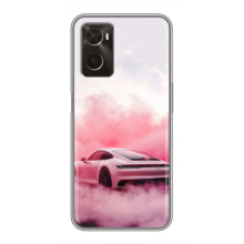 Чохол з авто Порше для Oppo A96 – Рожевий Порше