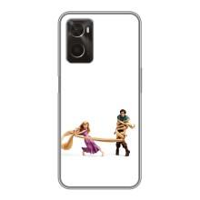 Чехол Рапунцель для Oppo A96 – Рапунцель и Флин