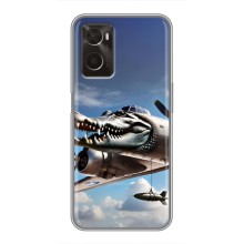 Чехол с мемом Тралалело тралала на Oppo A96 (Бомбардиро крокодило)