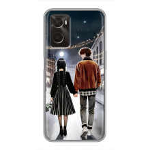 Чехол с дизайном Венздей 2 на Oppo A96 – Уэнсдей и Тайлер