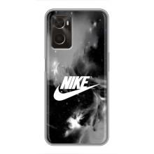 Чохол з логтипом Найк на Oppo A96 (Найк димчастий)