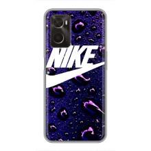 Чохол з логтипом Найк на Oppo A96 (Найк на фіолетовому)